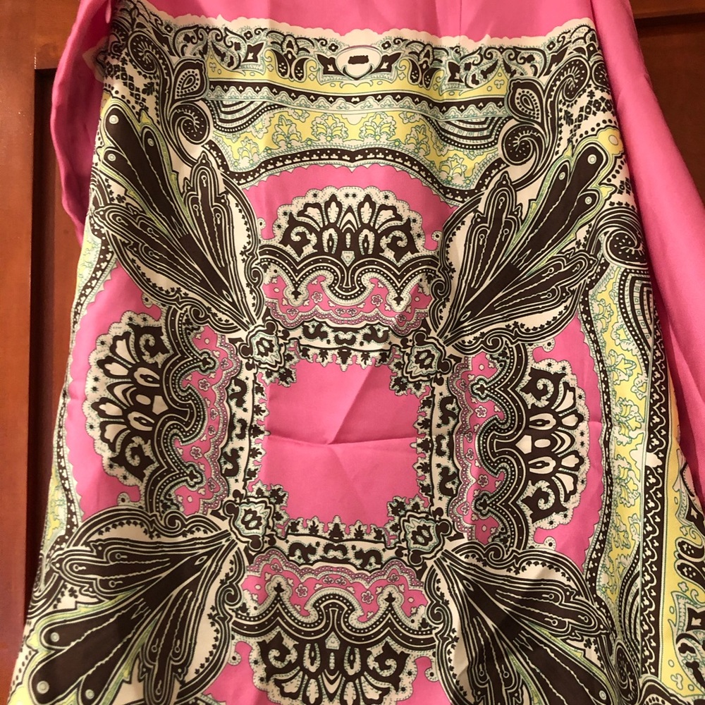 NEW BCBG SILK SCARF SKIRT